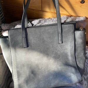 Moda Luxe Charcoal Tote Bag